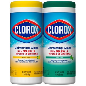 Clorox disinfecting wipes