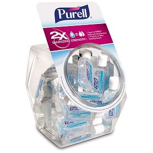 Purell hand sanitizers